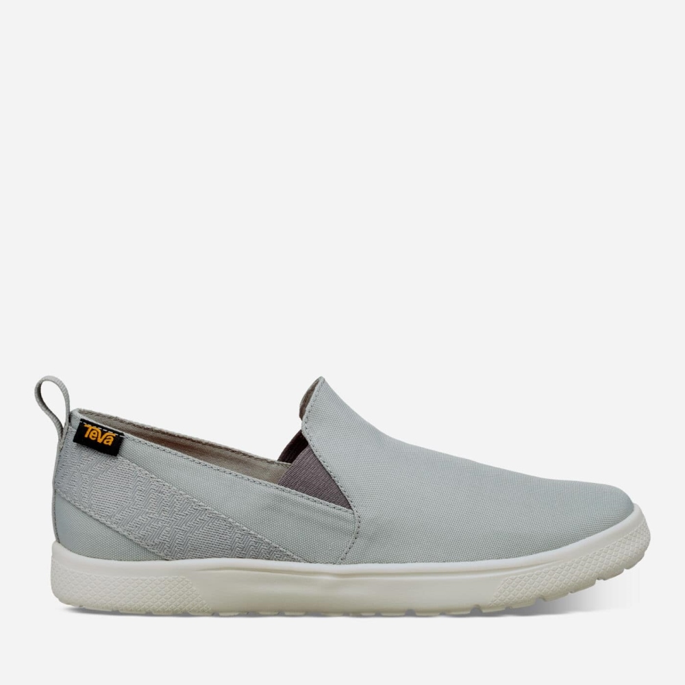 Teva Voya Slip On - Men's Teva Sneakers - Grey | India (ZTLO49780)